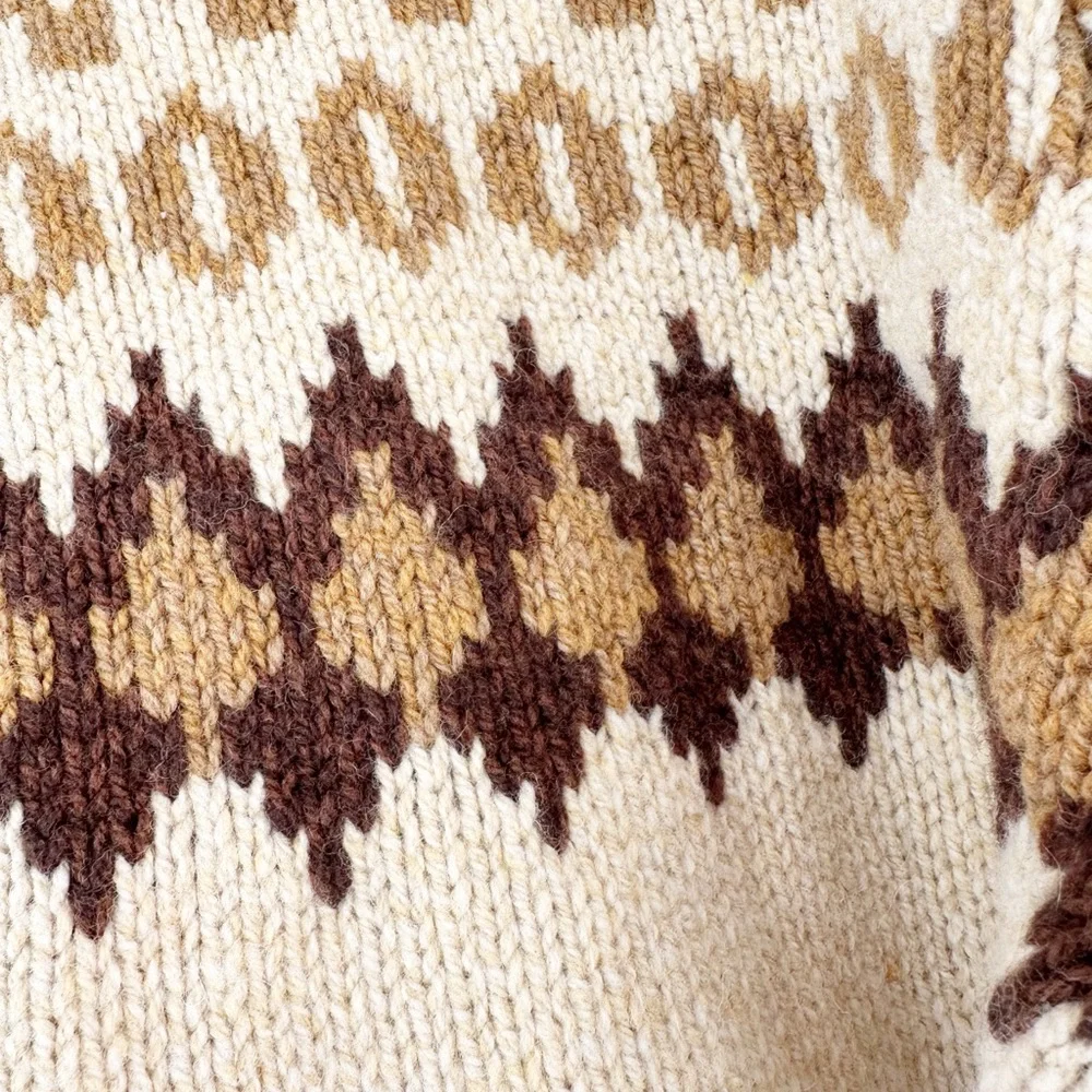 L.L.Bean • 100% Lambswool Fair Isle / Nordic Yoke Sweater